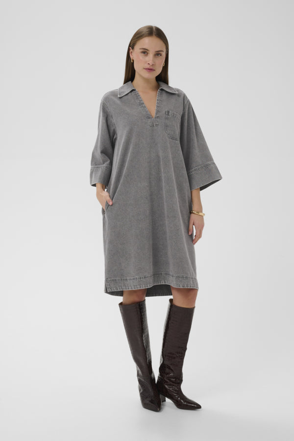 SLNinnia Annabeth Dress Light Grey