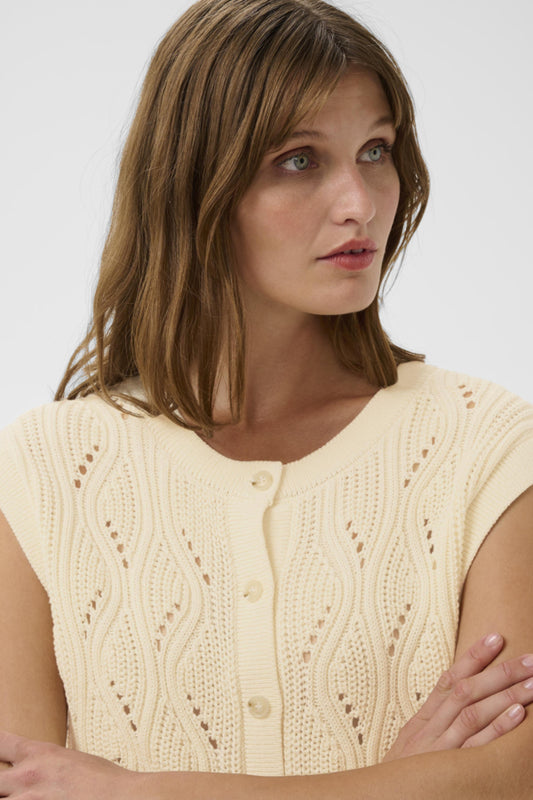 SLRava Nanna Vest Whisper White