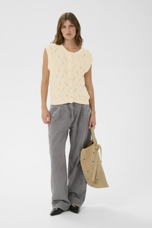 SLRava Nanna Vest Whisper White