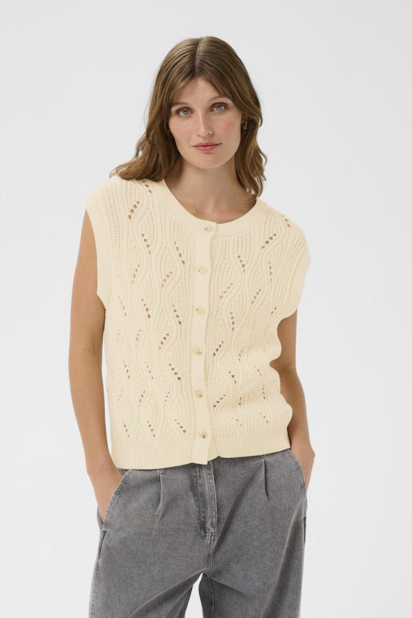 SLRava Nanna Vest Whisper White
