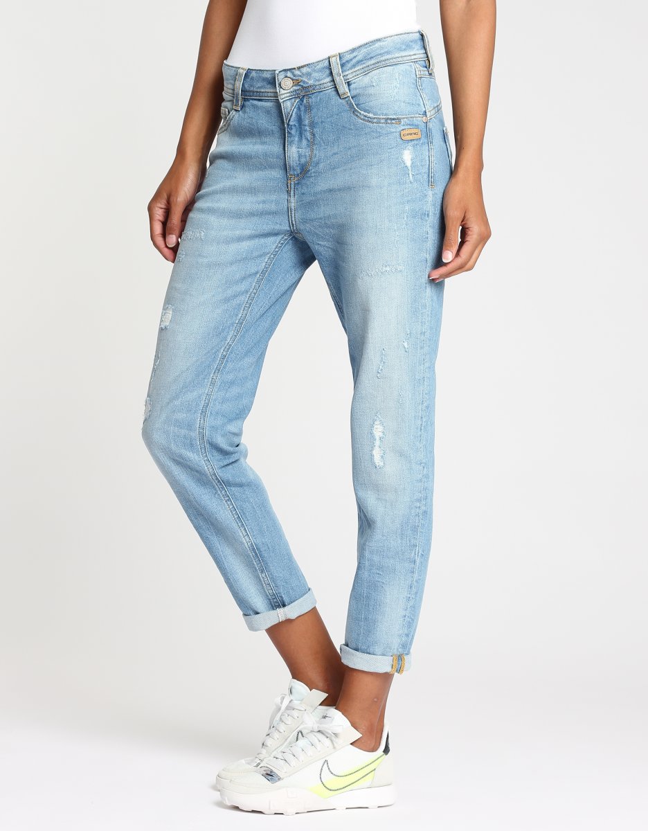 Gang 94Amelie Jeans Cropped Real Aqua Wash