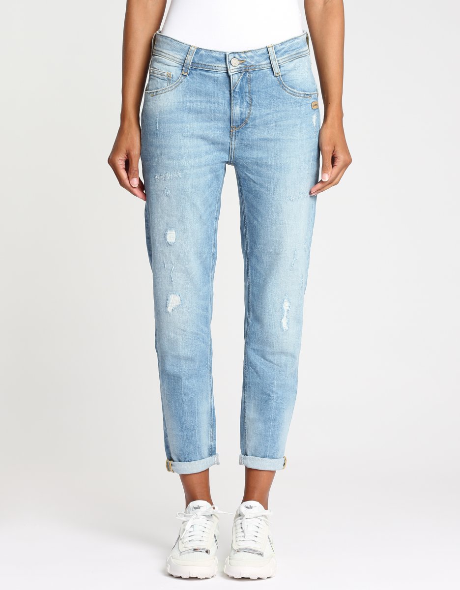 Gang 94Amelie Jeans Cropped Real Aqua Wash