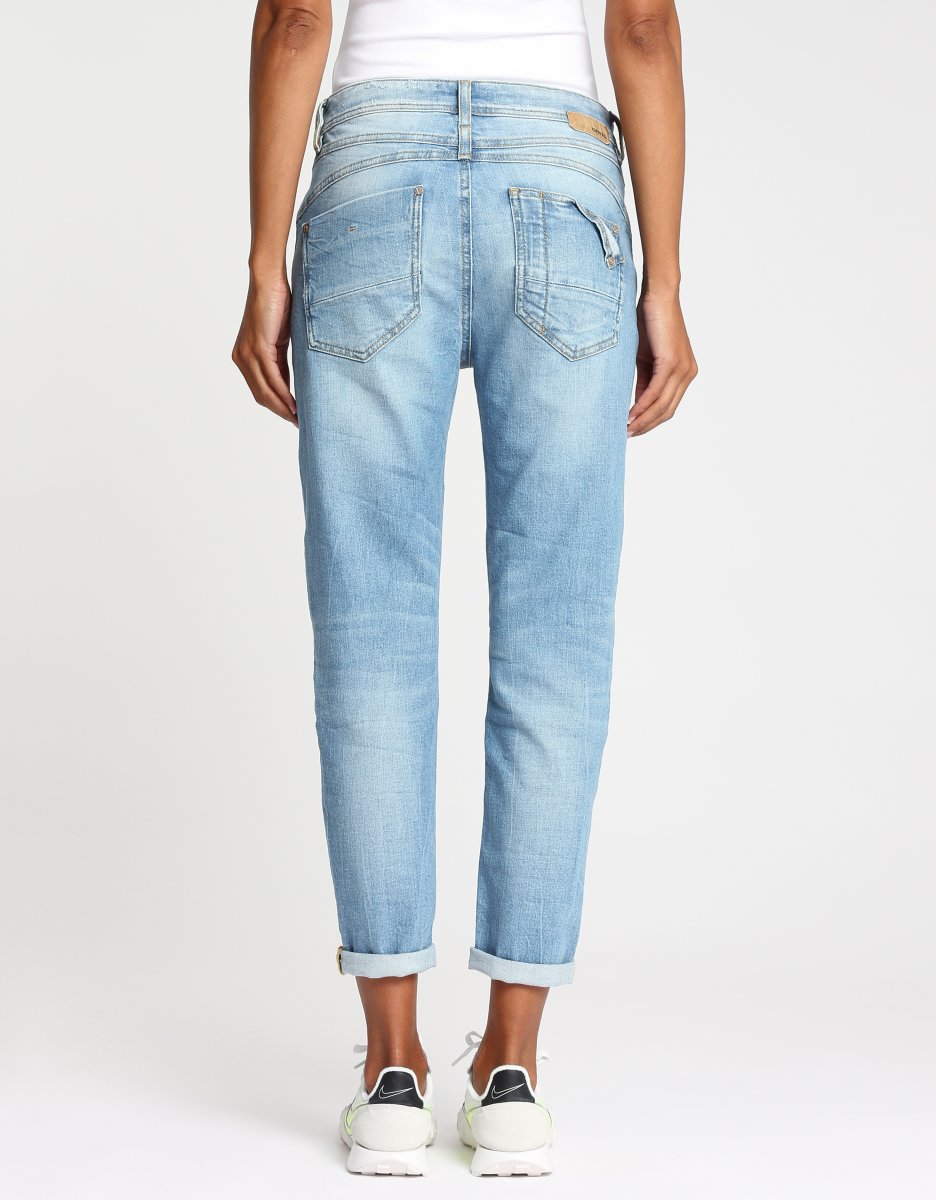 Gang 94Amelie Jeans Cropped Real Aqua Wash