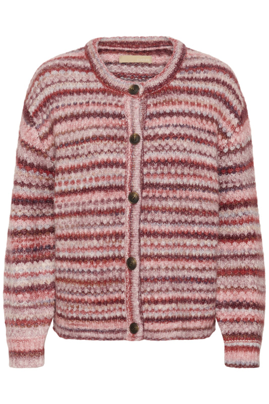 CUHazel Cardigan Red Melange