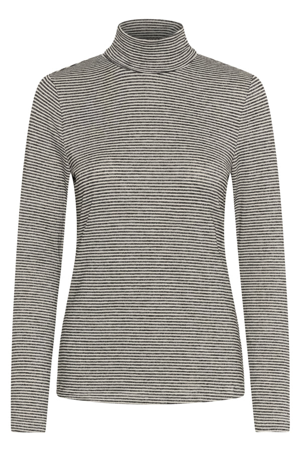 CUAlexandra Jersey Rollneck Black