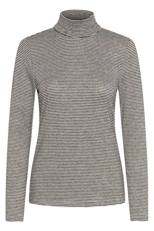 CUAlexandra Jersey Rollneck Black