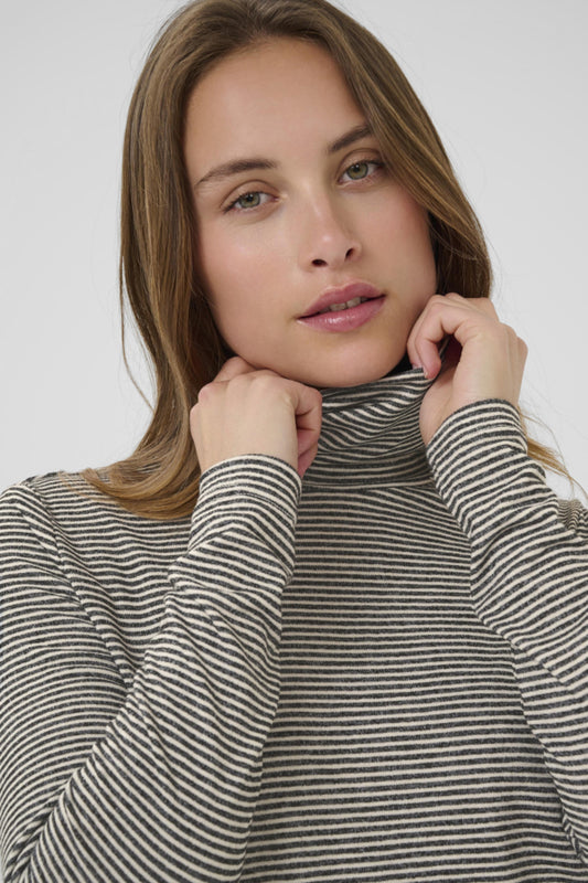 CUAlexandra Jersey Rollneck Black