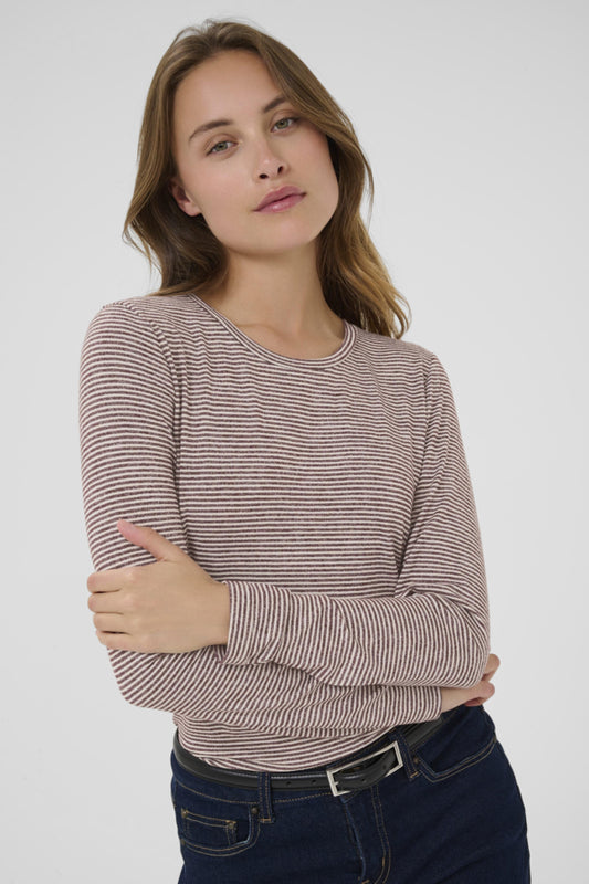 CUAlexandra Jersey LS TShirt Bordeaux