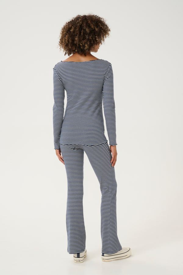 CUTea Dolly LS T-Shirt Dress Blues