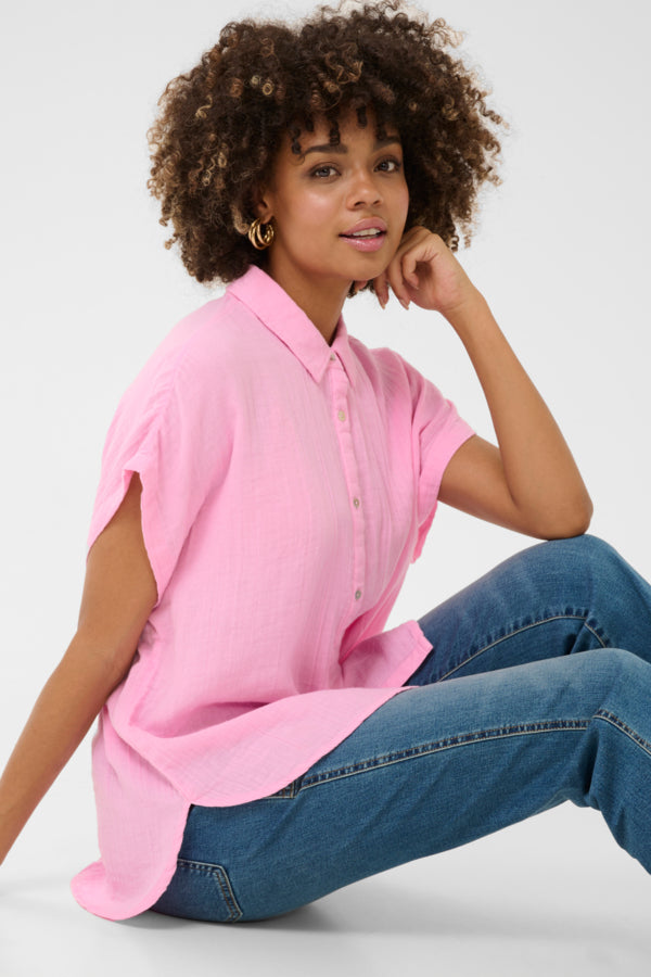 CUMyra Elina SS Shirt Lilac Sachet