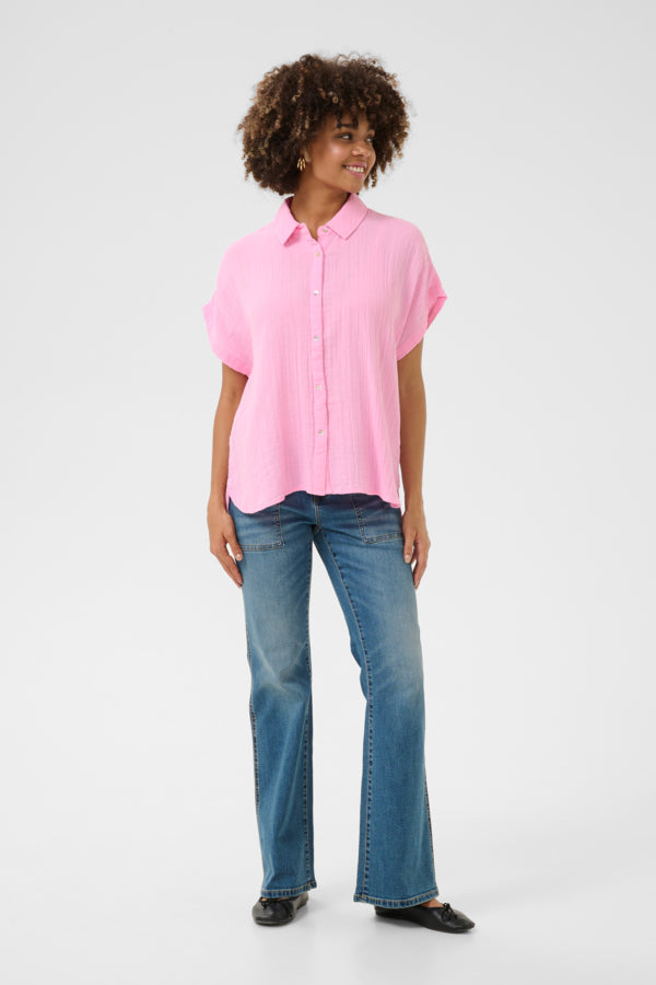 CUMyra Elina SS Shirt Lilac Sachet