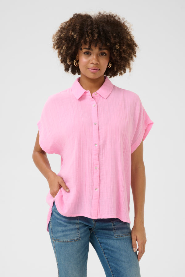 CUMyra Elina SS Shirt Lilac Sachet