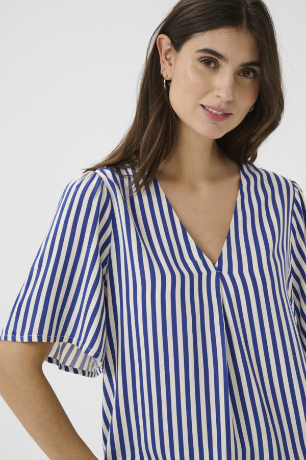 CUDenia SS Blouse Mazarine Blue