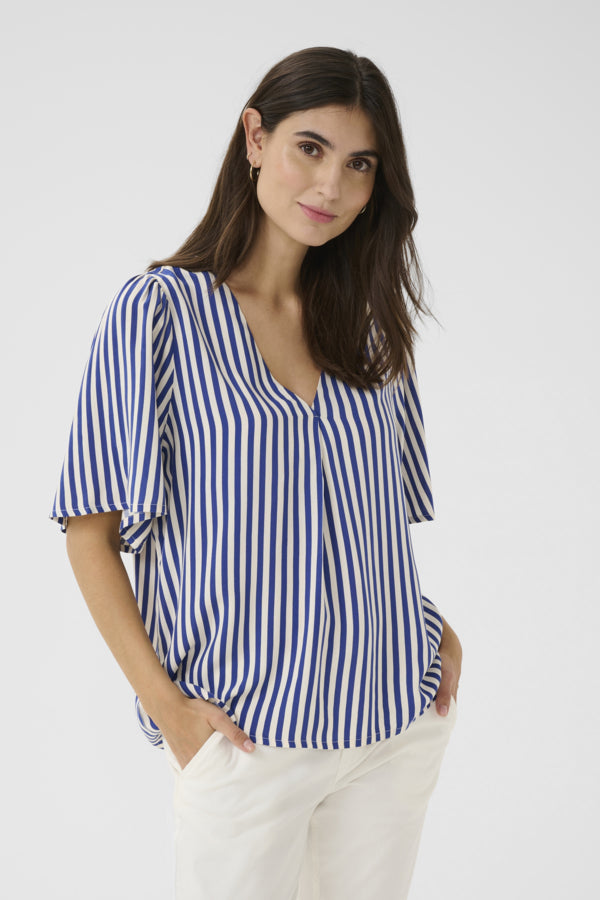 CUDenia SS Blouse Mazarine Blue