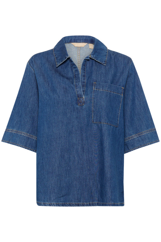 CUPin Arpa Blouse Dark Blue Wash