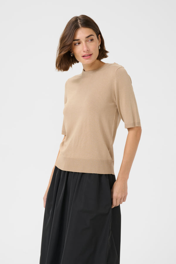 CUEbba Annemette SS Pullover Tannin