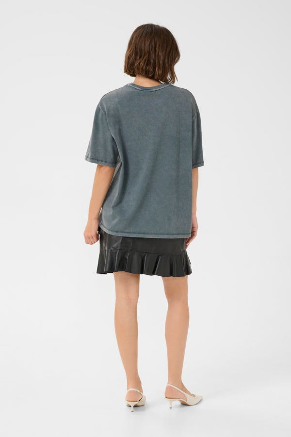 CUAlfie Oversized Tee Grey Wash