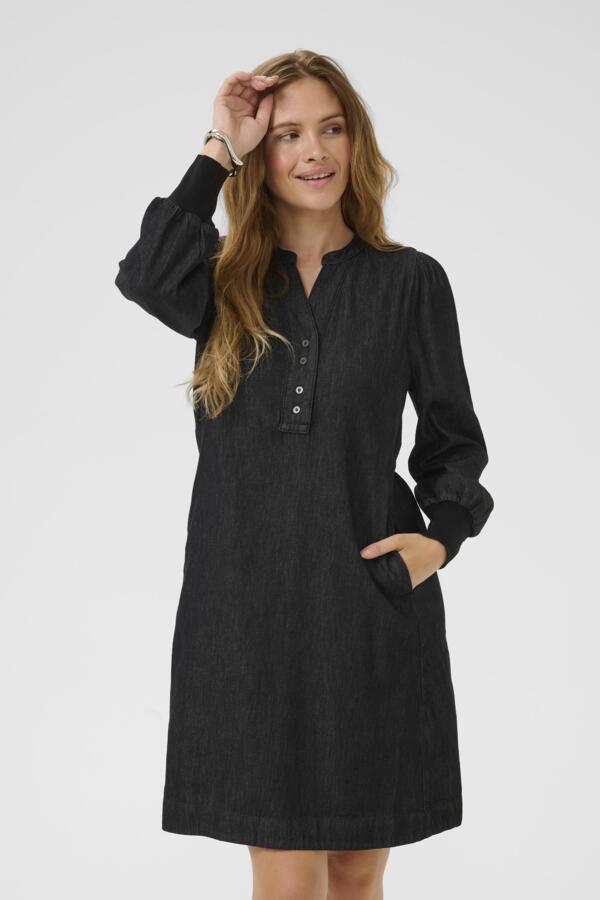 CUHilka Arpa Short Dress Black Wash