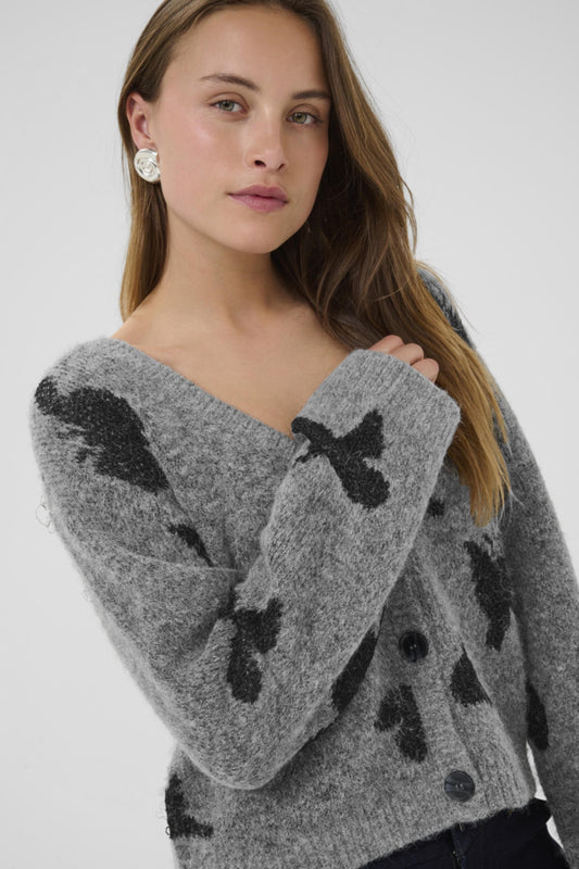 CUFreya Cardigan Mid Grey