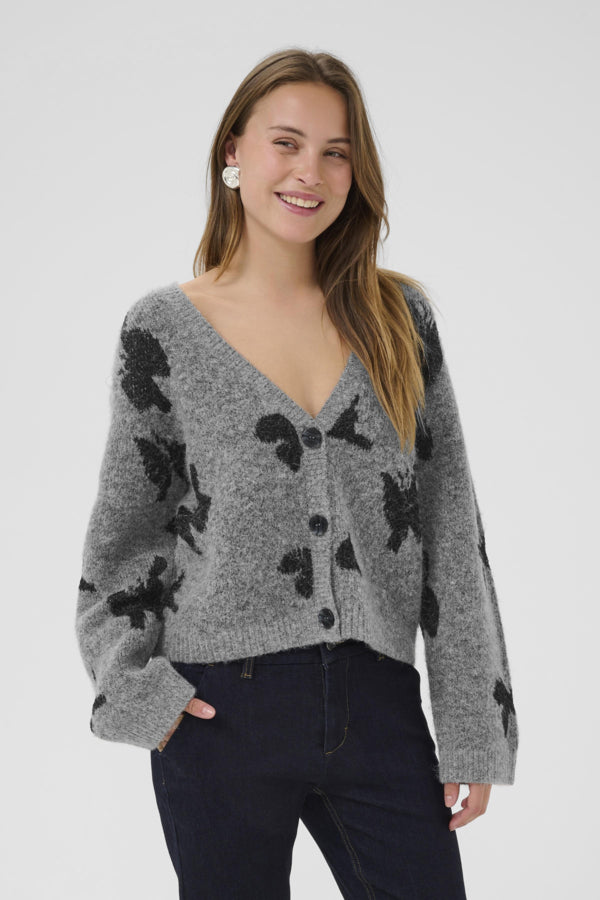 CUFreya Cardigan Mid Grey