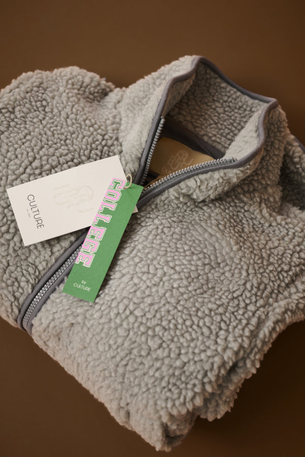 CUCatina Teddy Jacket Drizzle