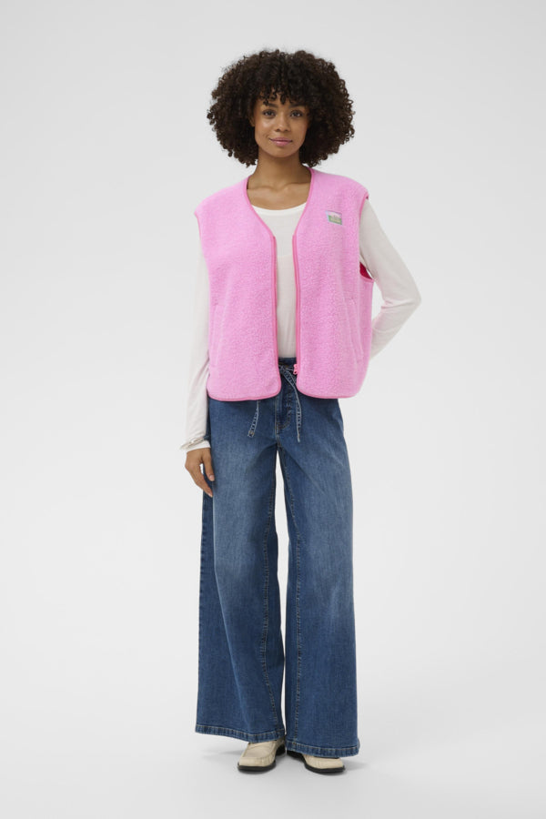 CUCatina Teddy Waistcoat Begonia Pink