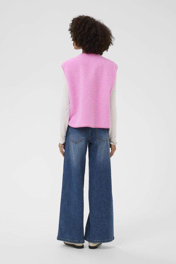 CUCatina Teddy Waistcoat Begonia Pink