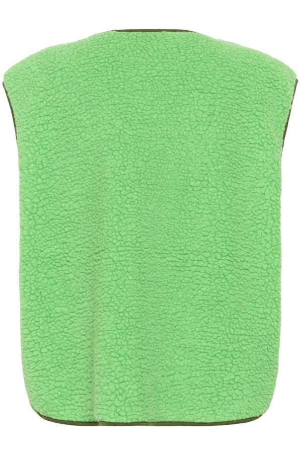 CUCatina Teddy Waistcoat Irish Green