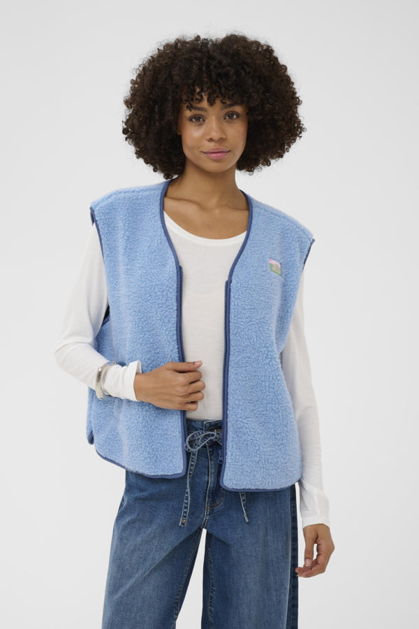 CUCatina Teddy Waistcoat Little Boy Blue