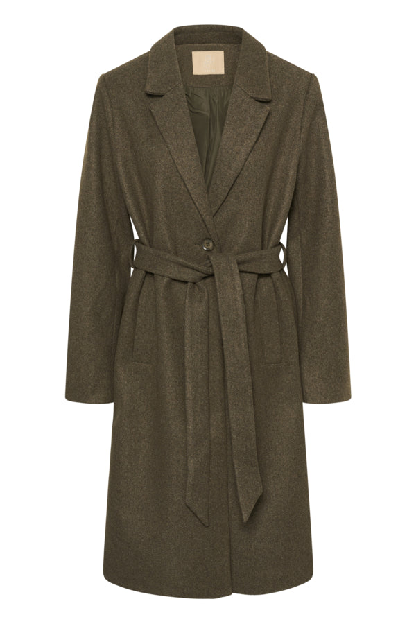 CUPalona Coat Olive Night Melange