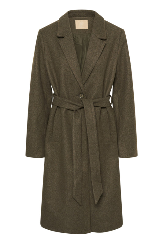 CUPalona Coat Olive Night Melange