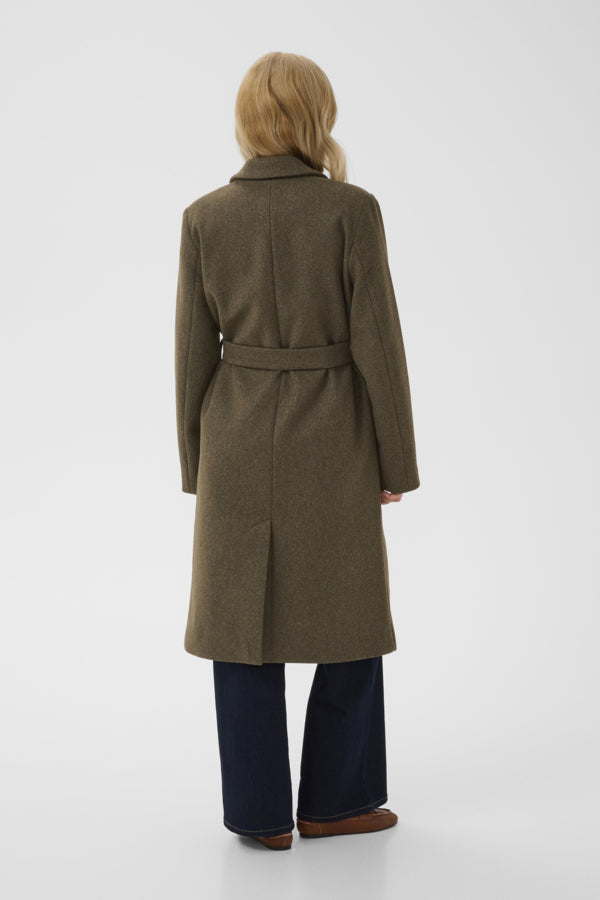 CUPalona Coat Olive Night Melange