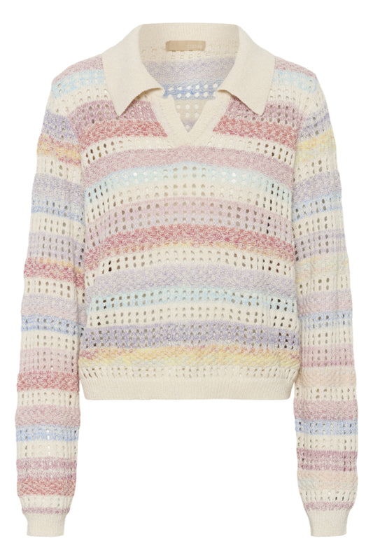 CUJuana LS Polo Multi Stripe