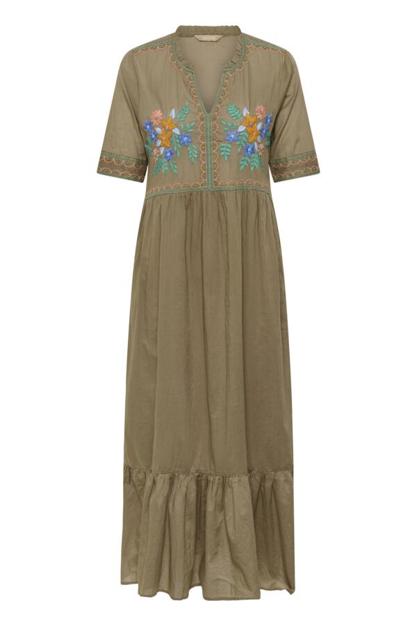 CULucinda Dress Dusky Green
