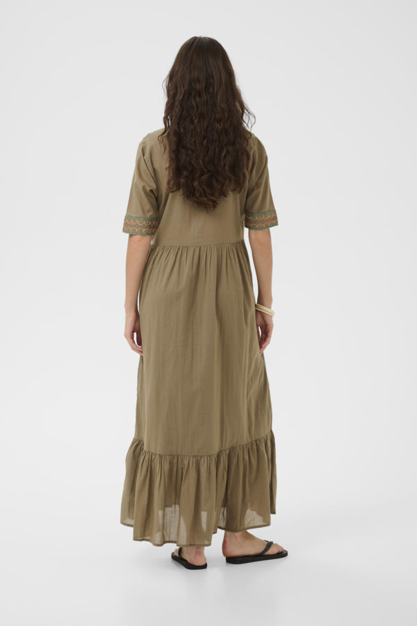 CULucinda Dress Dusky Green