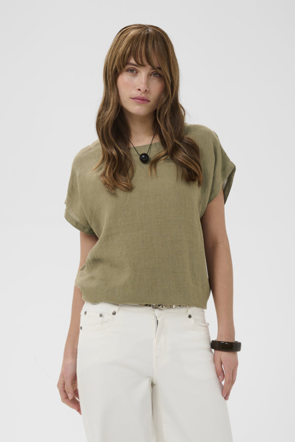 CUAniela Molly Blouse Dusky Green
