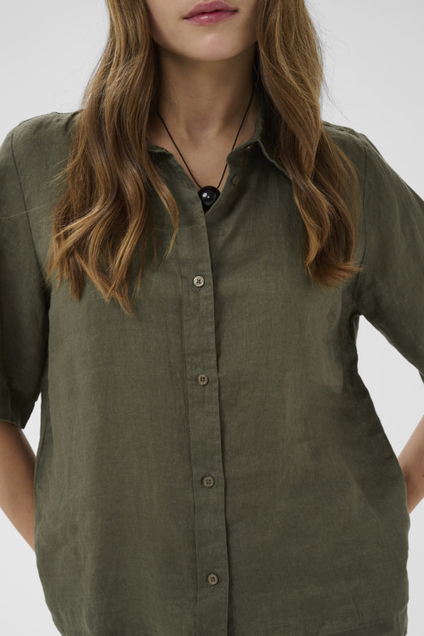 CUAniela Molly Shirt Dusky Green