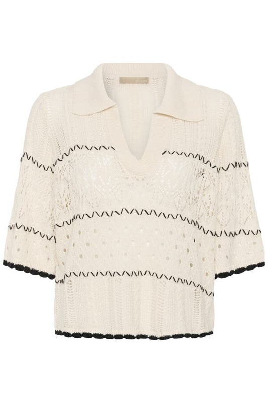 CUYlva SS Polo Whitecap