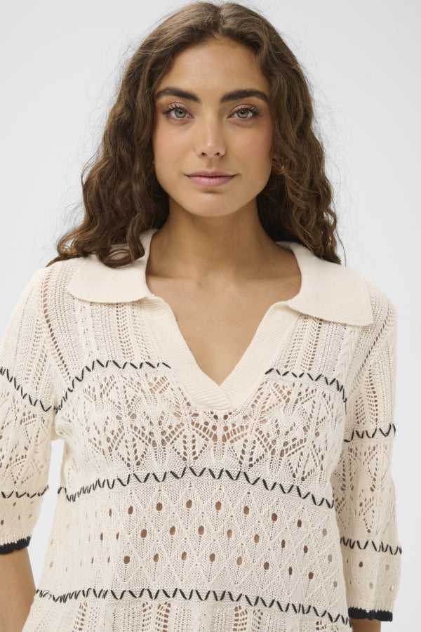 CUYlva SS Polo Whitecap