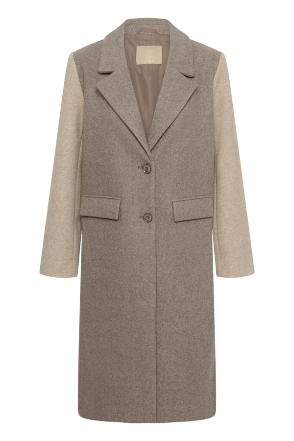 CUUrivala Palona Long Coat Dune Mix