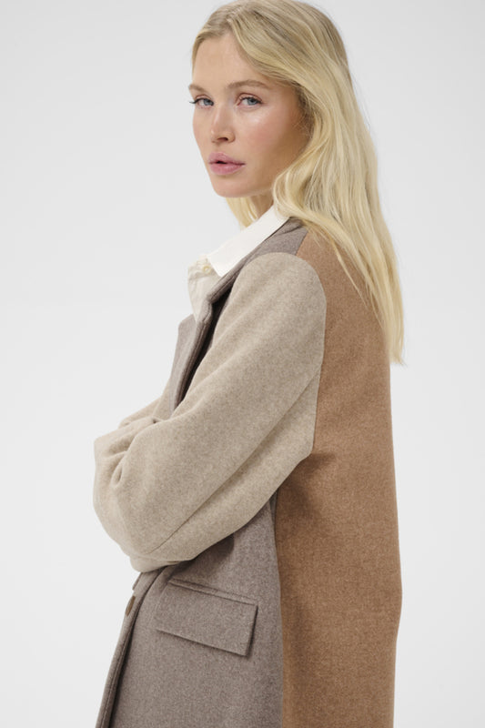 CUUrivala Palona Long Coat Dune Mix