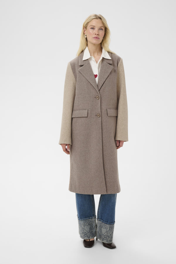 CUUrivala Palona Long Coat Dune Mix