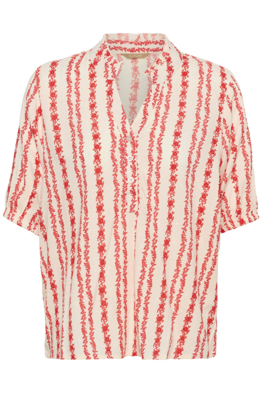 CUHollie Blouse Coral