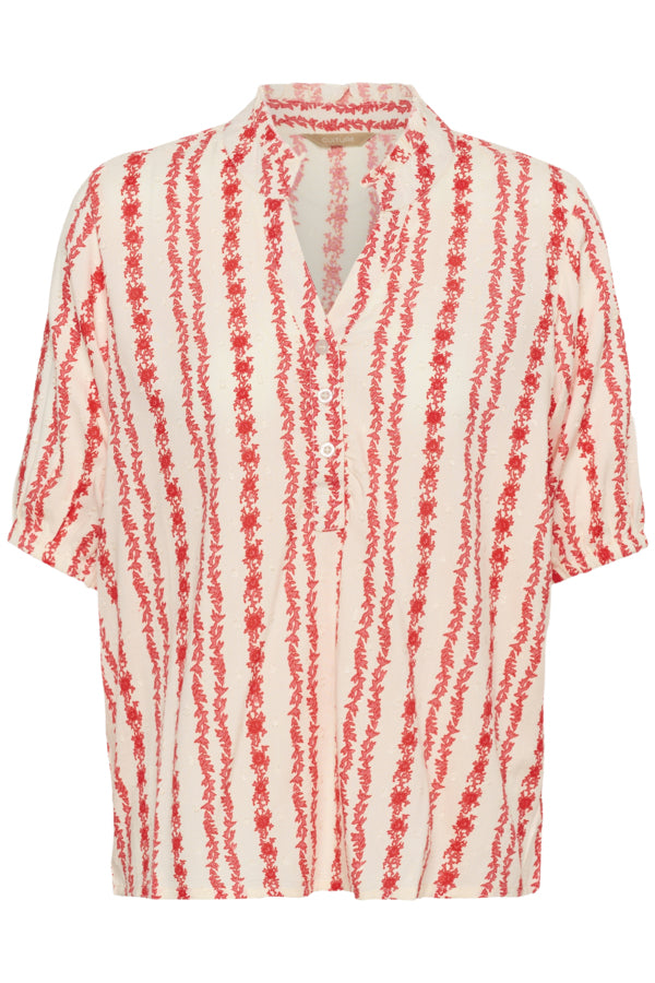 CUHollie Blouse Coral