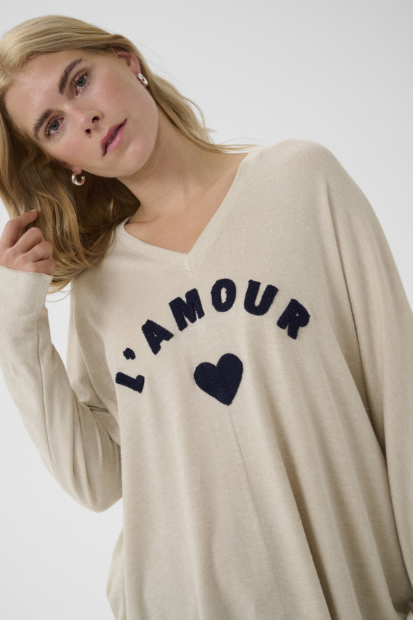 CUAmour Pullover Dune Melange