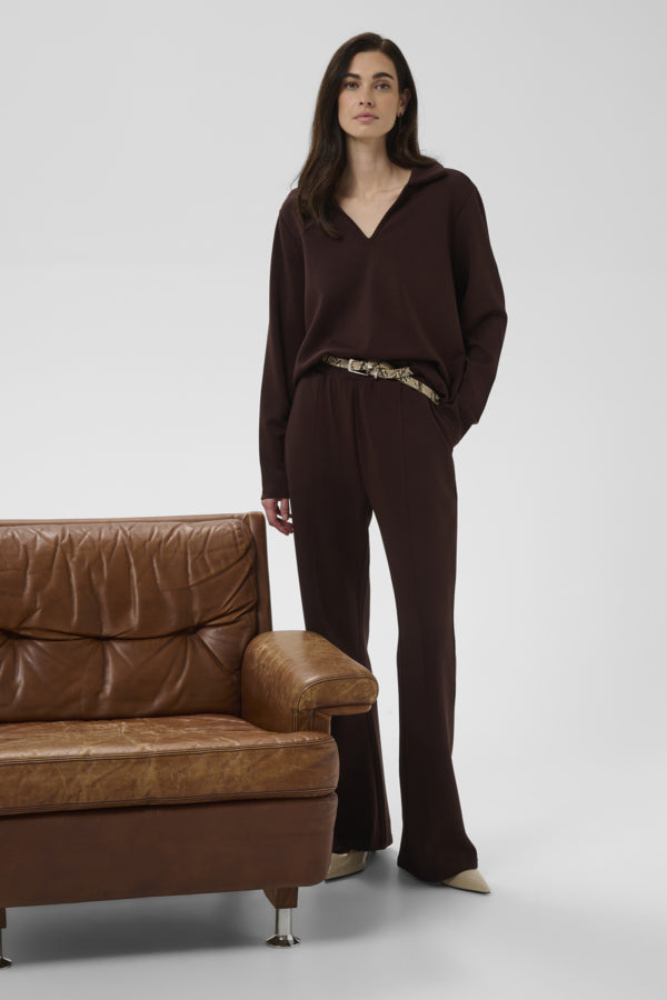 CUVerda Chabrina Blouse Coffee Bean