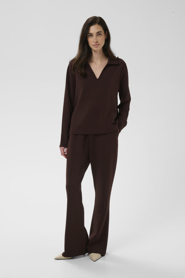 CUVerda Chabrina Blouse Coffee Bean
