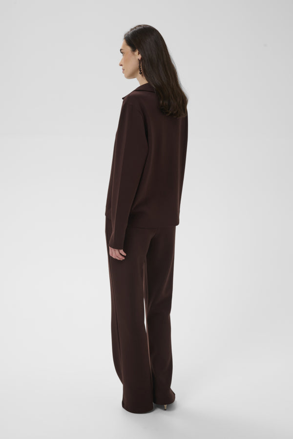 CUVerda Chabrina Blouse Coffee Bean