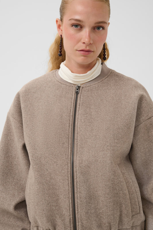 CUPalona Bomber Jacket Cinder Melange