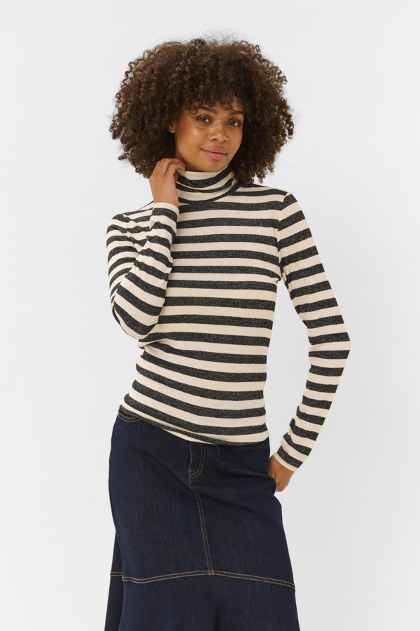 CUCat Alexandra LS ONeck Rollneck Black